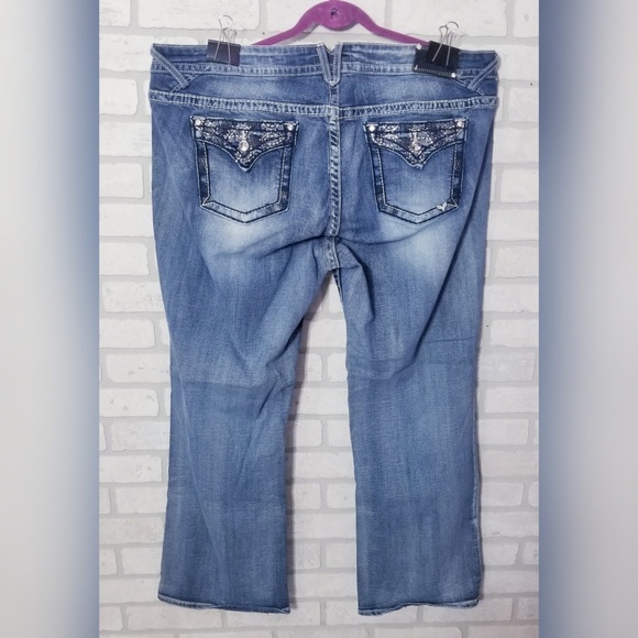 Vigoss The Dallas 24 Bling Flap Pocket Boot Cut - Picture 2 of 5